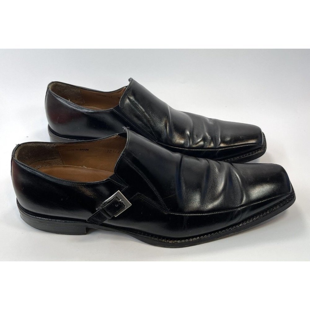 Mezlan Men's Trovesi Monk Strap Black Leather Size 13 M  EUR 46